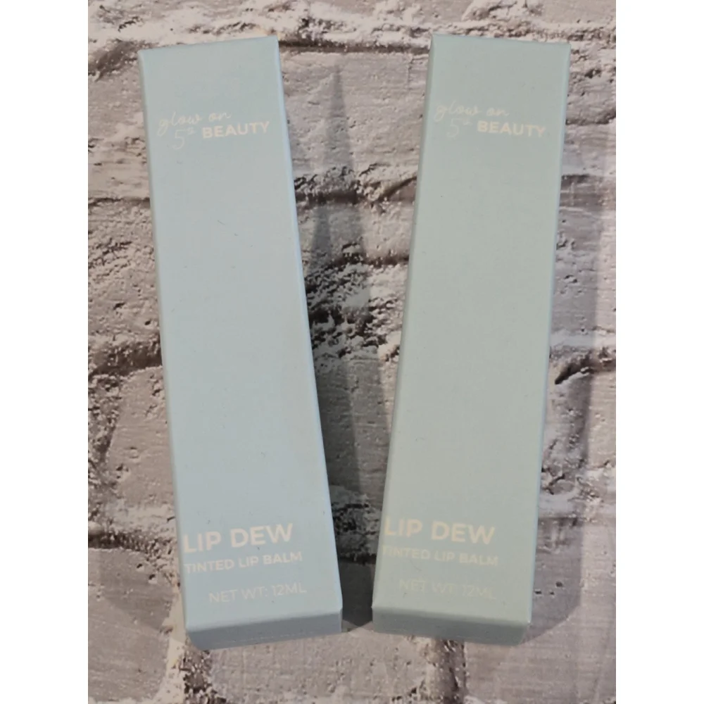 Glow On 5th Beauty Lip Dew Tinted Balm, Grapefruit , 12mL Moisturizing NIB